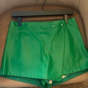 Free People Green Women's Skort